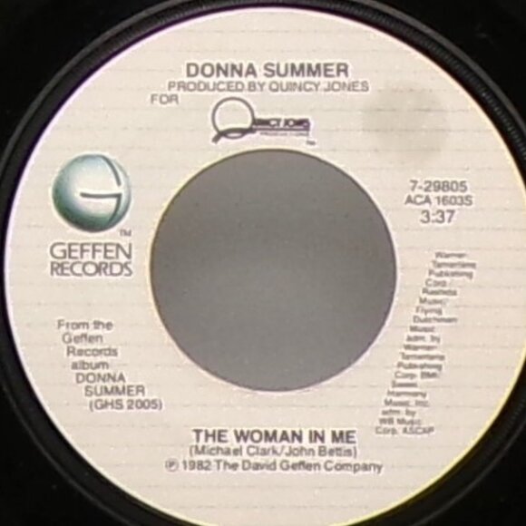 Livin' in America/The Woman in Me 45 by Donna Summer - Picture 6 of 6